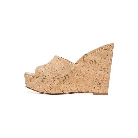 Veronica Beard Dali H0002N1-200 Sandal Womens US 11 Brown Platform Wedge JOBB522 - Picture 12 of 15